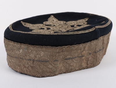Yeomanry Cavalry Officers Blue Pill Box. - 4