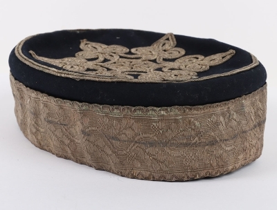 Yeomanry Cavalry Officers Blue Pill Box. - 5