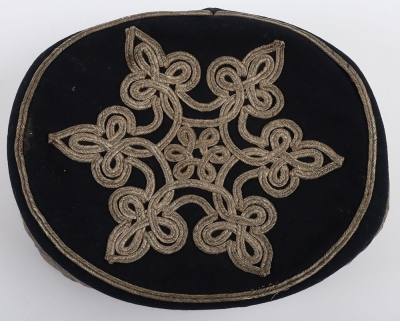Yeomanry Cavalry Officers Blue Pill Box. - 6