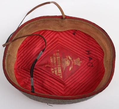 Yeomanry Cavalry Officers Scarlet Pill Box. - 7