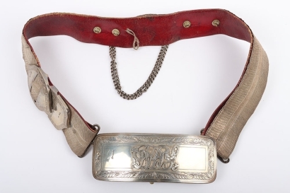Yeomanry Officers Full Dress Pouch & Pouch Belts.