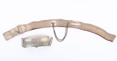 Yeomanry Officers Full Dress Pouch & Pouch Belts. - 2