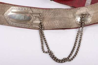 Yeomanry Officers Full Dress Pouch & Pouch Belts. - 10