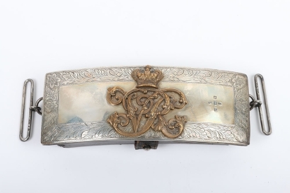 Cavalry Officers Full Dress Silver Pouch.