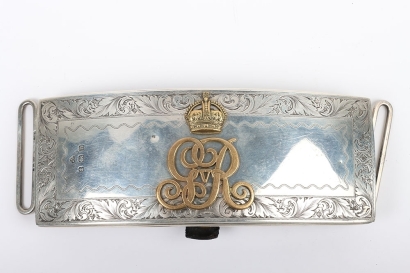 Cavalry Officers Full Dress Silver Pouch.