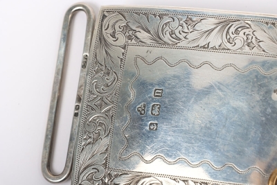 Cavalry Officers Full Dress Silver Pouch. - 3