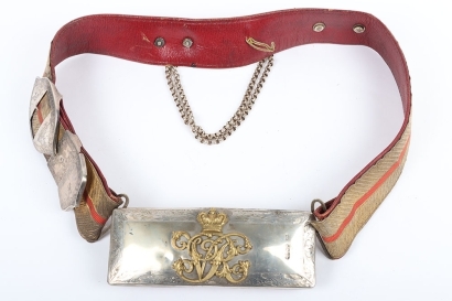 Cavalry Officers Full Dress Pouch & Pouch Belt.
