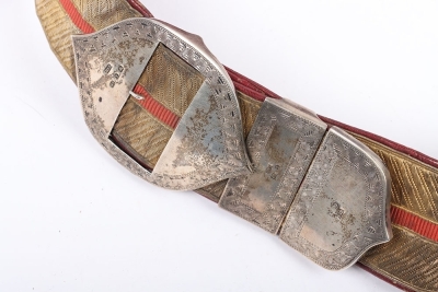 Cavalry Officers Full Dress Pouch & Pouch Belt. - 6