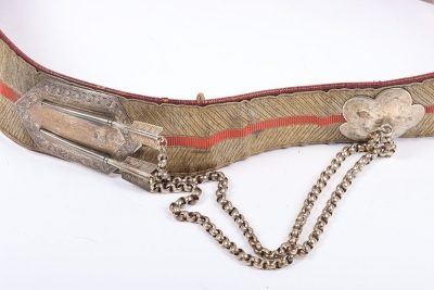 Cavalry Officers Full Dress Pouch & Pouch Belt. - 9