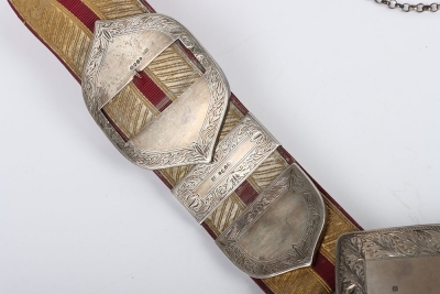 Cavalry Officers Full Dress Pouch & Pouch Belt. - 4