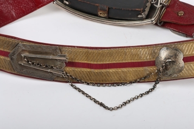 Cavalry Officers Full Dress Pouch & Pouch Belt. - 10