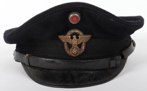 Third Reich Water Police (Wasserschutzpolizei) Peaked Cap