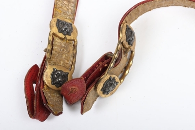 Officers Sword Slings and Belts - 9