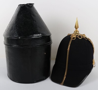 Victorian Royal Scots Officer's Home Service Helmet - 2