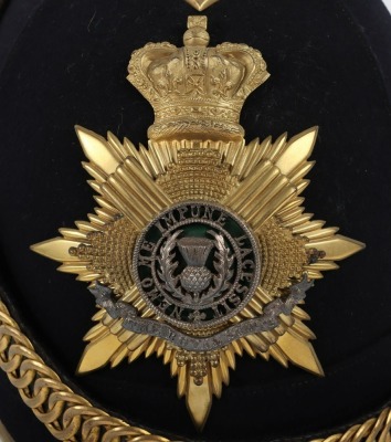 Victorian Royal Scots Officer's Home Service Helmet - 3