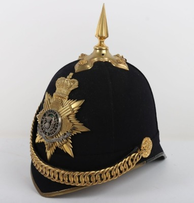Victorian Royal Scots Officer's Home Service Helmet - 7