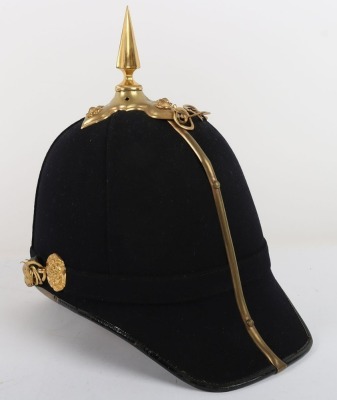 Victorian Royal Scots Officer's Home Service Helmet - 10
