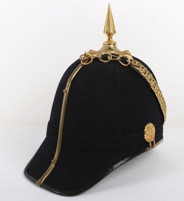 Victorian Royal Scots Officer's Home Service Helmet - 11