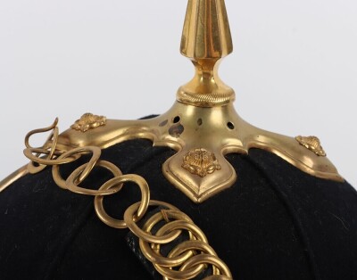 Victorian Royal Scots Officer's Home Service Helmet - 13