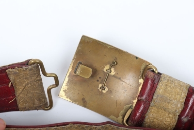 Royal Scots Officer's Full Dress Waist Belt. - 4