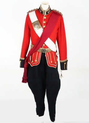 Royal Scots Fusiliers Officers Full Dress Uniform