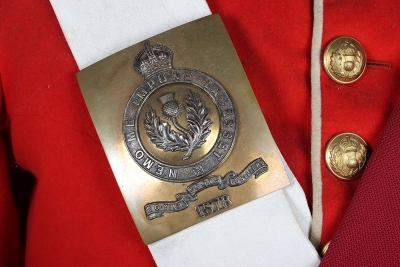 Royal Scots Fusiliers Officers Full Dress Uniform - 4
