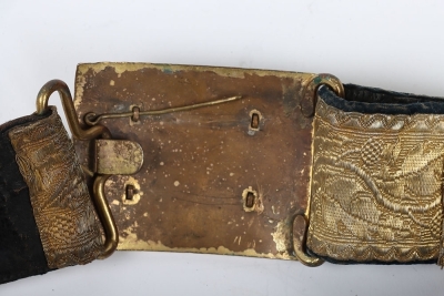 Kings Own Scottish Borderers Officers Waist Belt - 4
