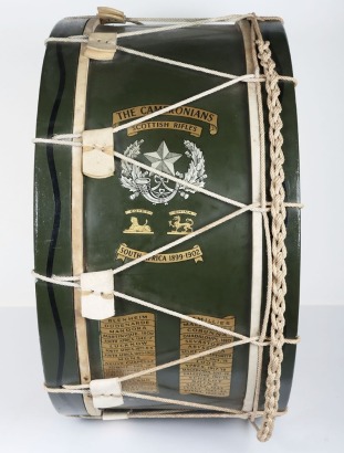 Cameronians Scottish Rifles Base Drum