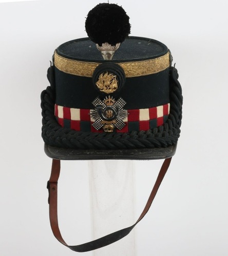Highland Light Infantry Major&rsquo;s Full Dress Shako