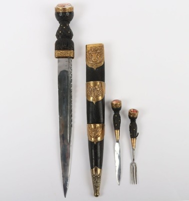 Black Watch Royal Highlanders Officers Dress Dirk by Kirkwood, Edinburgh,