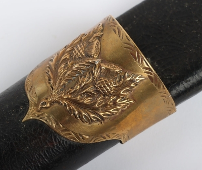 Black Watch Royal Highlanders Officers Dress Dirk by Kirkwood, Edinburgh, - 6