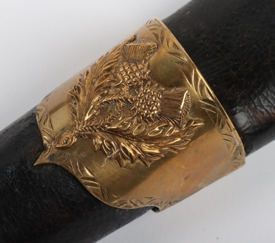 Black Watch Royal Highlanders Officers Dress Dirk by Kirkwood, Edinburgh, - 7