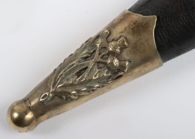 Black Watch Royal Highlanders Officers Dress Dirk by Kirkwood, Edinburgh, - 8