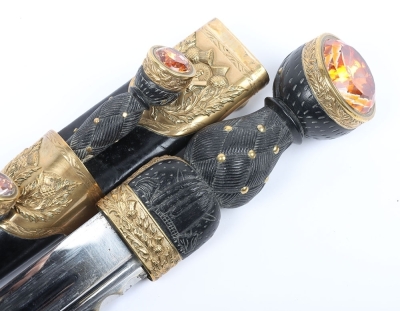 Black Watch Royal Highlanders Officers Dress Dirk by Kirkwood, Edinburgh - 6