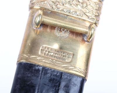Black Watch Royal Highlanders Officers Dress Dirk by Kirkwood, Edinburgh - 7
