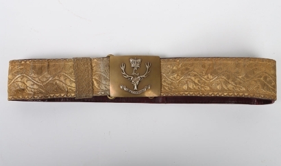 Seaforth Highlanders Officers Waist Belt