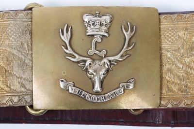 Seaforth Highlanders Officers Waist Belt - 2