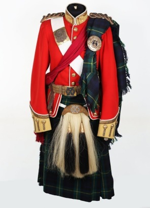 Gordon Highlanders Officers Full Dress Uniform.