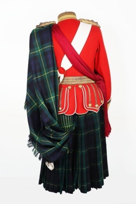 Gordon Highlanders Officers Full Dress Uniform. - 8