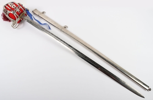 Gordon Highlanders Officers Basket Hilt Broadsword by Wilkinson, 64762,
