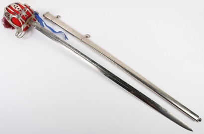 Gordon Highlanders Officers Basket Hilt Broadsword by Wilkinson, 64762,