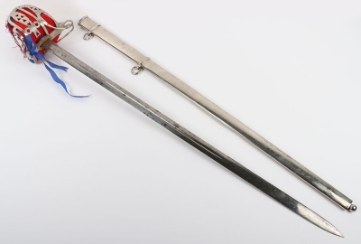 Gordon Highlanders Officers Basket Hilt Broadsword by Wilkinson, 64762, - 2