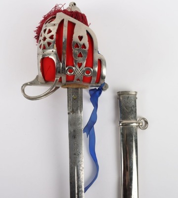 Gordon Highlanders Officers Basket Hilt Broadsword by Wilkinson, 64762, - 3