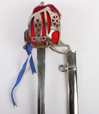 Gordon Highlanders Officers Basket Hilt Broadsword by Wilkinson, 64762, - 4