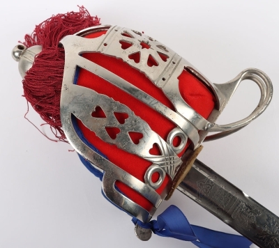 Gordon Highlanders Officers Basket Hilt Broadsword by Wilkinson, 64762, - 5