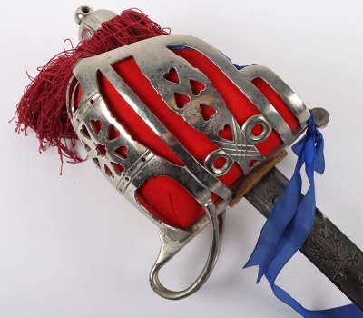 Gordon Highlanders Officers Basket Hilt Broadsword by Wilkinson, 64762, - 7