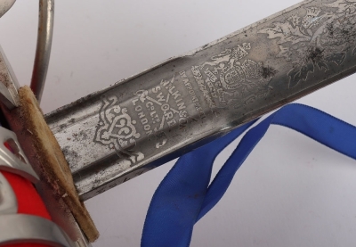 Gordon Highlanders Officers Basket Hilt Broadsword by Wilkinson, 64762, - 11