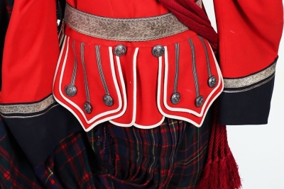 Queens Own Cameron Highlanders Volunteer Officers Full Dress Uniform - 8