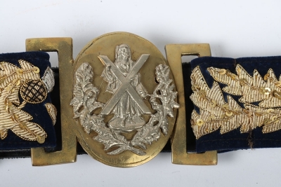 Cameron Highlanders Dress Belt. - 2