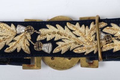 Cameron Highlanders Dress Belt. - 5